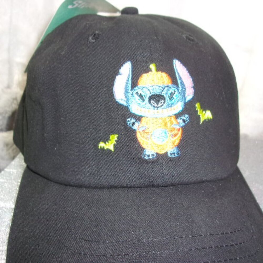 H-450 NWT DISNEY STITCH HALLOWEEN BALL CAP - Picture 2 of 10